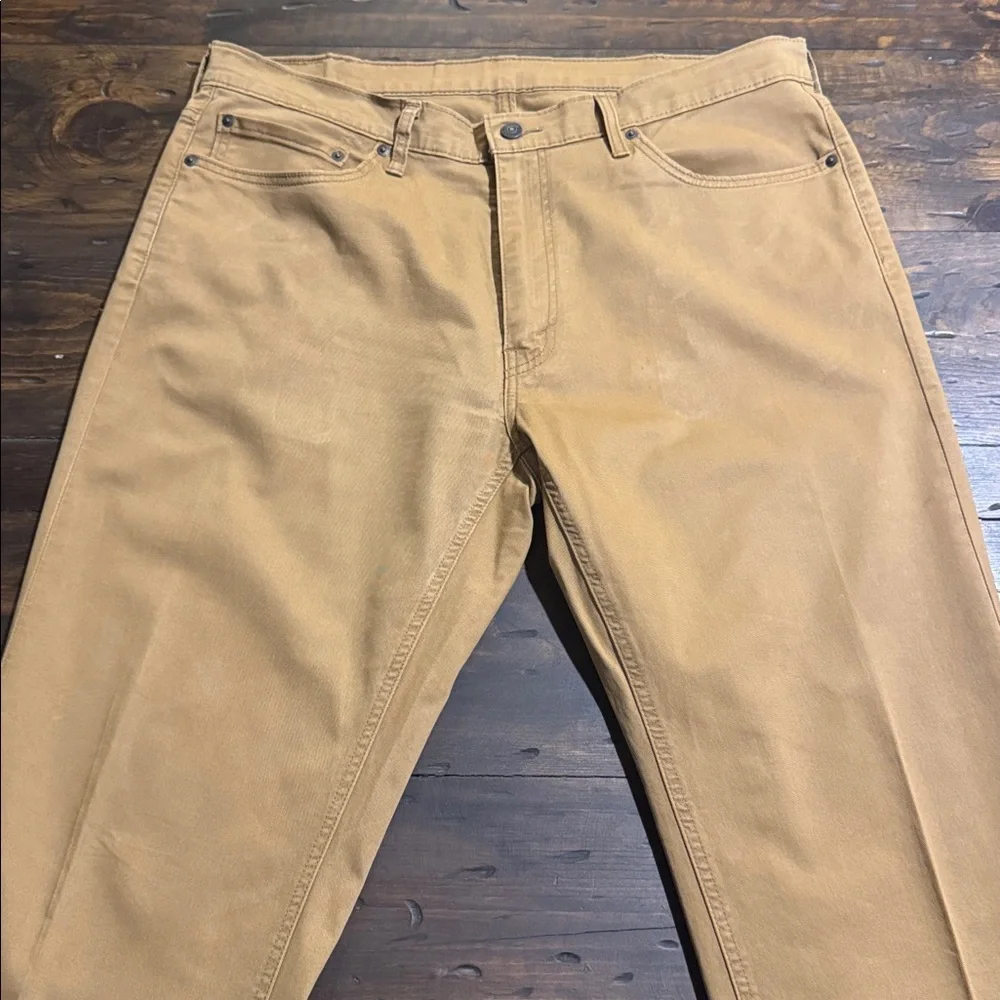 Levi's 541 Khaki Straight Leg Jeans-Size 38x36